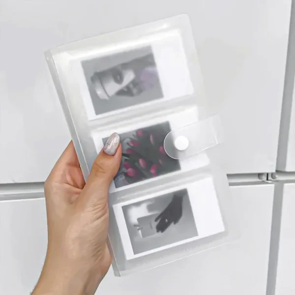 Transparent Photo Album Mini Polaroid Album Photo Card Train Ticket Card Collection Book Jewelry Card Album Photocards Holder 4