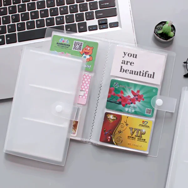 Transparent Photo Album Mini Polaroid Album Photo Card Train Ticket Card Collection Book Jewelry Card Album Photocards Holder 5