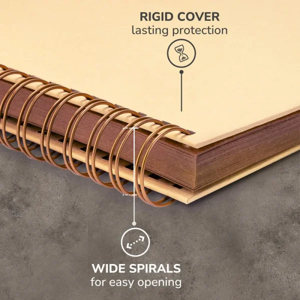 80 Pages Photo Album DIY Kraft Paper Photocard Holder Book Multifunction for Picture Scrapbooking Albums DIY Picture Craft 2