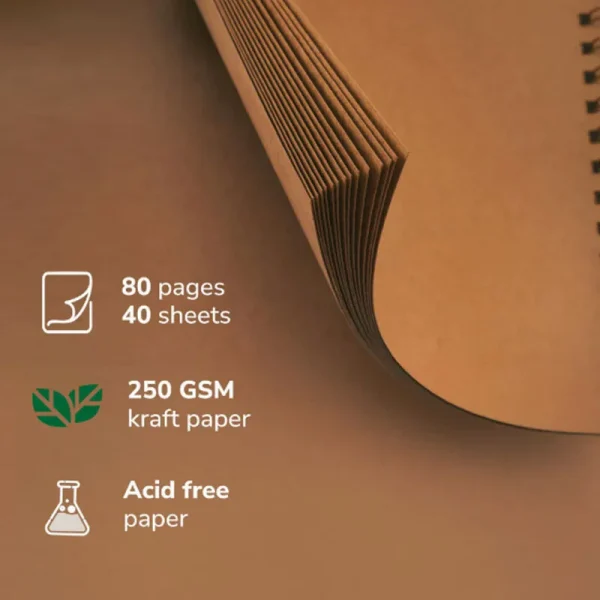 80 Pages Photo Album DIY Kraft Paper Photocard Holder Book Multifunction for Picture Scrapbooking Albums DIY Picture Craft 4