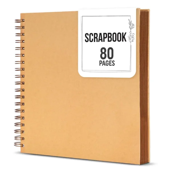 80 Pages Photo Album DIY Kraft Paper Photocard Holder Book Multifunction for Picture Scrapbooking Albums DIY Picture Craft 5