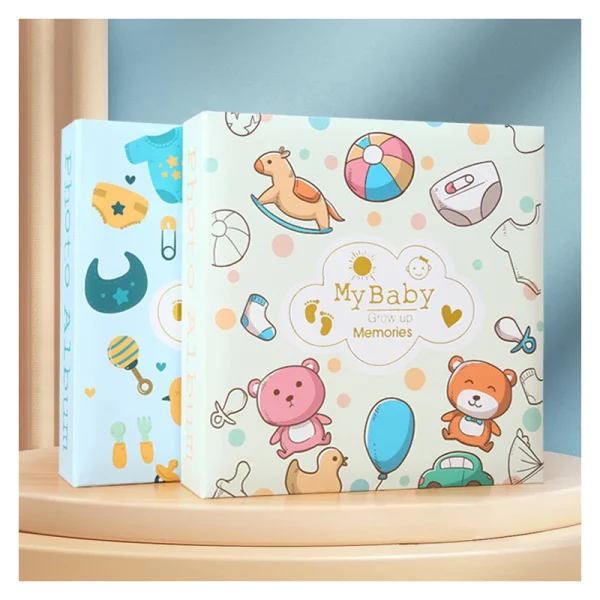 6 inch 200 Pocket 4x6 Cartoon Photo Album 10x15 Photocard Holder Baby Memories Instax Collect Book Family Memory Photos Album 2