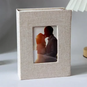 12.5*16.5cm Photo Album Linen Cover 50 Pages 100 Pockets 4x6-Inch Slip-in Scrapbook Family Picture Collection Book For Travel 1