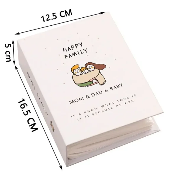 4R 100pcs Photo Album Memorial Book Cartoon Insert Recall Cute Good Time Child Gift Cute Cartoon Photo Albums 6