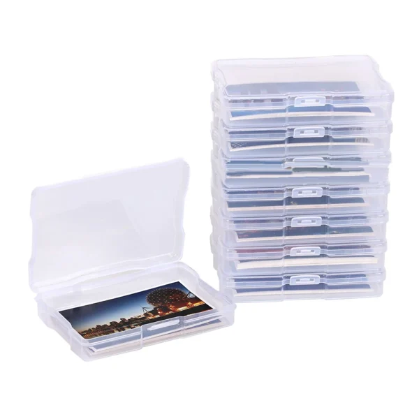 Photo Storage Box 4x6inch Photograph Picture Album Organiser Craft Container For Jewelry Tools Screws Part Hardware Storage Case 4