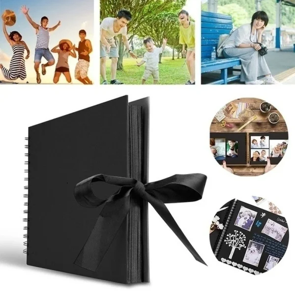 1PC Photo Albums Scrapbook Paper DIY Craft Album Scrapbooking Picture Album for Wedding Anniversary Gifts Memory Books 1