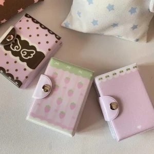 Travel Photo Album Small Card Storage Book Photocard Holder Card Holder 3 Inch INS Korean Style Mini Cute Photo Storage Album 1