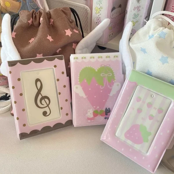 Travel Photo Album Small Card Storage Book Photocard Holder Card Holder 3 Inch INS Korean Style Mini Cute Photo Storage Album 2