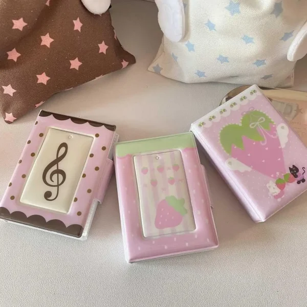 Travel Photo Album Small Card Storage Book Photocard Holder Card Holder 3 Inch INS Korean Style Mini Cute Photo Storage Album 3