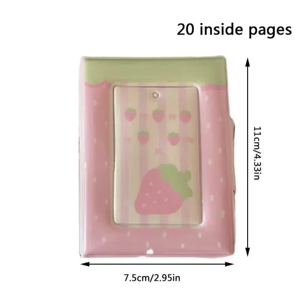 Travel Photo Album Small Card Storage Book Photocard Holder Card Holder 3 Inch INS Korean Style Mini Cute Photo Storage Album 6