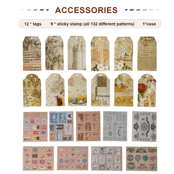 146Pages DIY Handmade Photo Album Scrapbook Our Adventure Book Retro Kraft Travel Album Anniversary Wedding Commemoration Gift 4