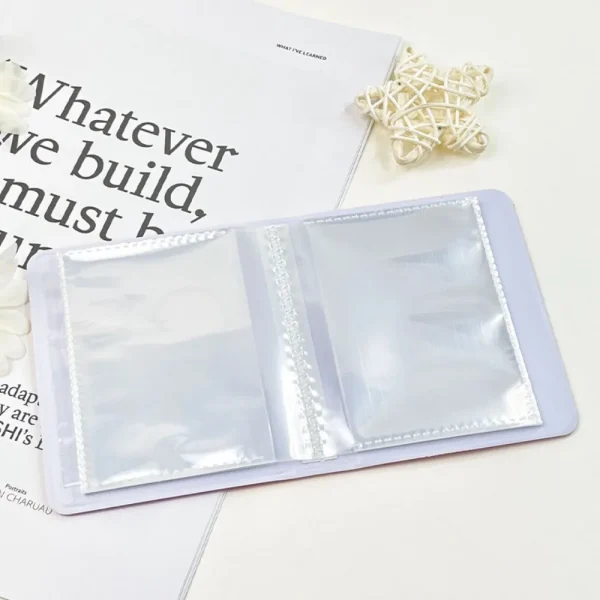 64 Pockets 3-inch Mini Photo Album Cartoon Love Heart Hollow Album Photo Photocard Binder Holder Kpop Idol Cards Collect Book 6