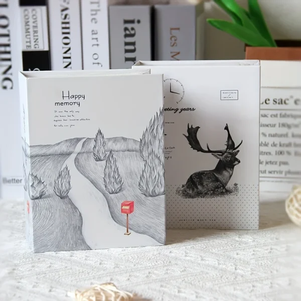 Sleek Minimalist 6-Inch Photo Album - Holds 100 Pictures, Perfect For Home Decor & Gifts 1