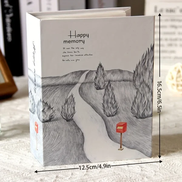 Sleek Minimalist 6-Inch Photo Album - Holds 100 Pictures, Perfect For Home Decor & Gifts 2