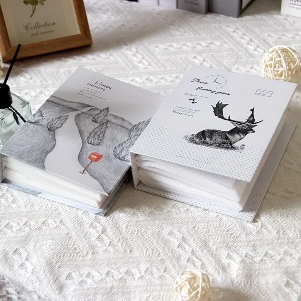 Sleek Minimalist 6-Inch Photo Album - Holds 100 Pictures, Perfect For Home Decor & Gifts 4