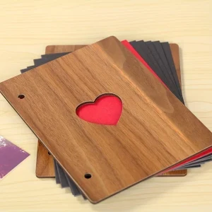 Handmade DIY Album Photo Supplies Wood Photo Album Love Romance Memory 1