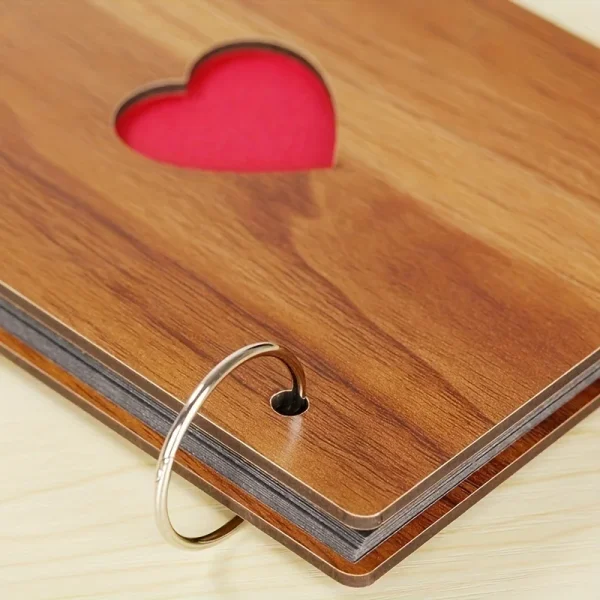 Handmade DIY Album Photo Supplies Wood Photo Album Love Romance Memory 2