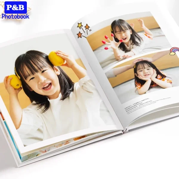 6 inch Photobook for Personalized photos DIY Photo Album for Wedding Theme-Album Baby pets grow up memory book Lovely gift 2
