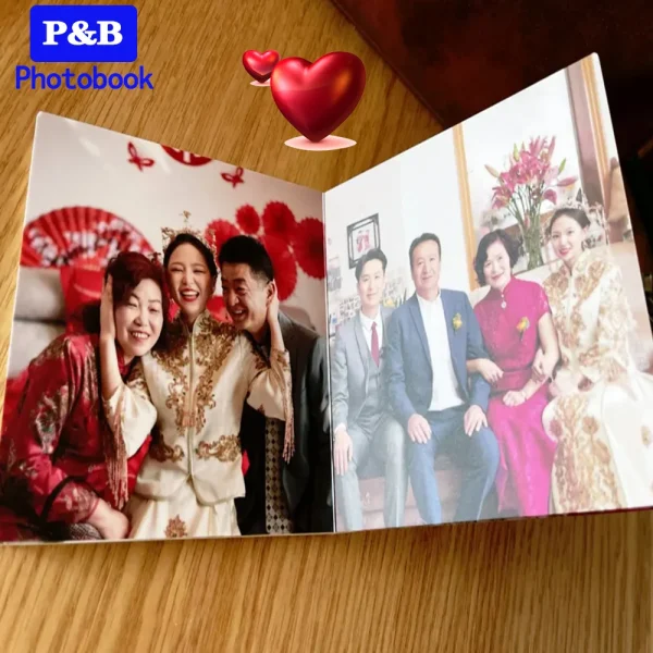6 inch Photobook for Personalized photos DIY Photo Album for Wedding Theme-Album Baby pets grow up memory book Lovely gift 4