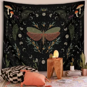 Aesthetic Moon Goddess Tapestry Room Decor Hippie Bohemian Moon Wall Tapestries Mandala Home Decor Bedroom Background Cloth Flag 1