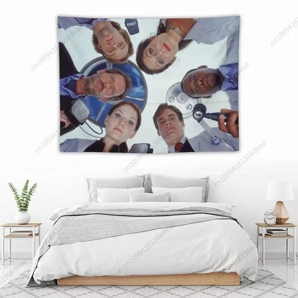 Funny Tapestry Cute Room Decor House MD Wall Coverings Tapestries Aesthetic Flag Room Decor Headboard Wallpaper Background Cloth 3