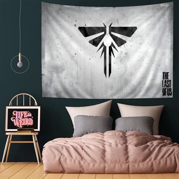 The Last Us Cartoon Tapestry Bohemian Wall Tapestries Mandala Home Decor 1