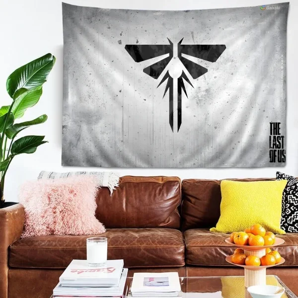 The Last Us Cartoon Tapestry Bohemian Wall Tapestries Mandala Home Decor 2