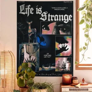 Life is Strange 2 Printed Large Wall Tapestry Hanging Tarot Hippie Wall Rugs Dorm Home Decor 1