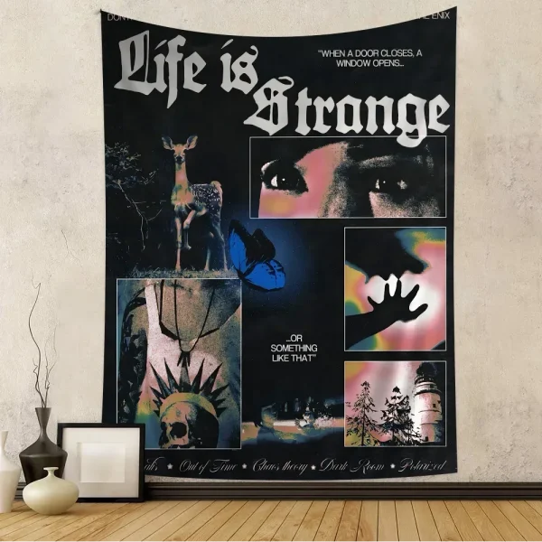Life is Strange 2 Printed Large Wall Tapestry Hanging Tarot Hippie Wall Rugs Dorm Home Decor 2