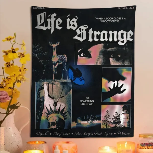 Life is Strange 2 Printed Large Wall Tapestry Hanging Tarot Hippie Wall Rugs Dorm Home Decor 4