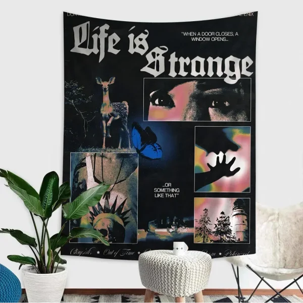 Life is Strange 2 Printed Large Wall Tapestry Hanging Tarot Hippie Wall Rugs Dorm Home Decor 5