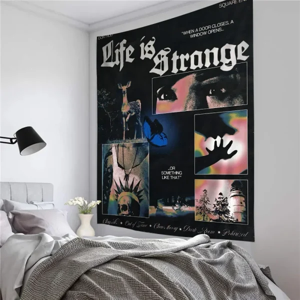 Life is Strange 2 Printed Large Wall Tapestry Hanging Tarot Hippie Wall Rugs Dorm Home Decor 6