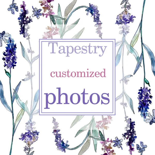 Customized Tapestry Boho Mandala Tapestries Witchcraft Wall Tapestry Print Your Photo Hippie Wall Hanging Blanket Tapestry 3
