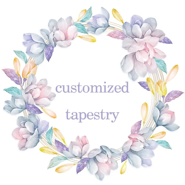 Customized Tapestry Boho Mandala Tapestries Witchcraft Wall Tapestry Print Your Photo Hippie Wall Hanging Blanket Tapestry 4