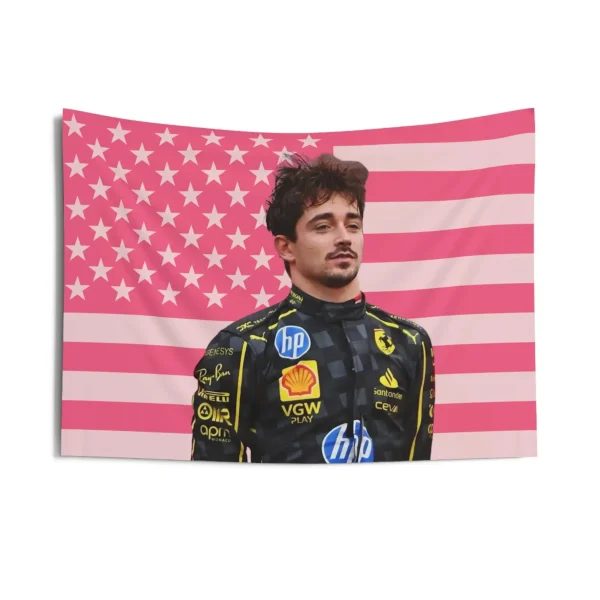 2025 Racing athlete Tapestry Pink USA Flag Design Bedroom Dorm Wall Decor 3D Printed Car Enthusiast Gift for Men Women 2