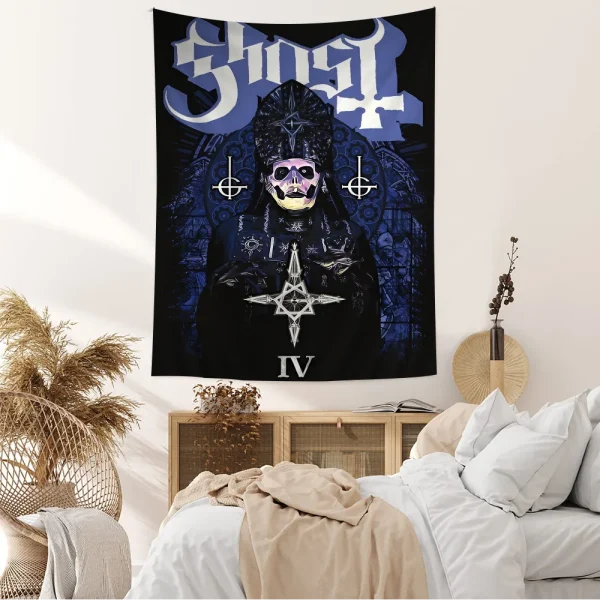 G-Ghost B-Band Classic Vintage Hanging Bohemian Tapestry Bohemian Wall Tapestries Mandala Kawaii Room Decor 2
