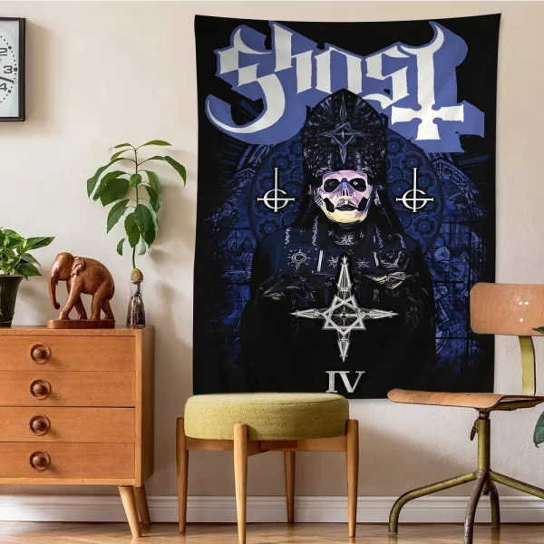 G-Ghost B-Band Classic Vintage Hanging Bohemian Tapestry Bohemian Wall Tapestries Mandala Kawaii Room Decor 3