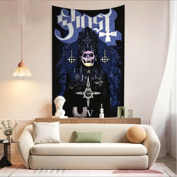G-Ghost B-Band Classic Vintage Hanging Bohemian Tapestry Bohemian Wall Tapestries Mandala Kawaii Room Decor 4