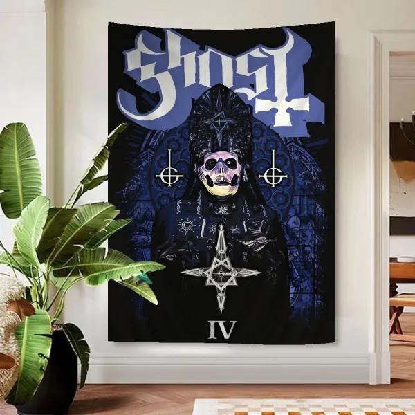 G-Ghost B-Band Classic Vintage Hanging Bohemian Tapestry Bohemian Wall Tapestries Mandala Kawaii Room Decor 6