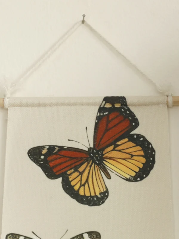 Macrame Wall Tapestry Butterfly Mushroom Boho Home Decoration Wall Hanging Wall Decor Chic Tapestries Room Decors Aesthetic Gift 4