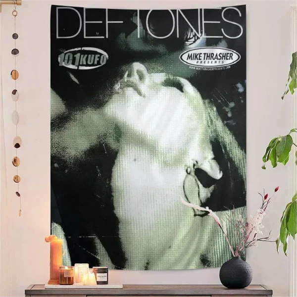 Hip Hop Singer Star Deftones Hanging Bohemian Tapestry Bohemian Wall Tapestries Mandala Kawaii Room Decor 1