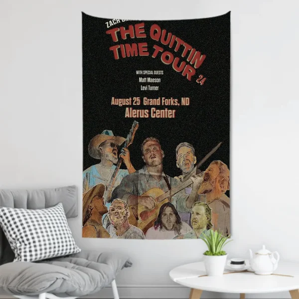 Singer Z-Zach Music Album Bryan Tapestry Room Decor Wall Cloth Party Hanging Background Room Decor Baby Room 4
