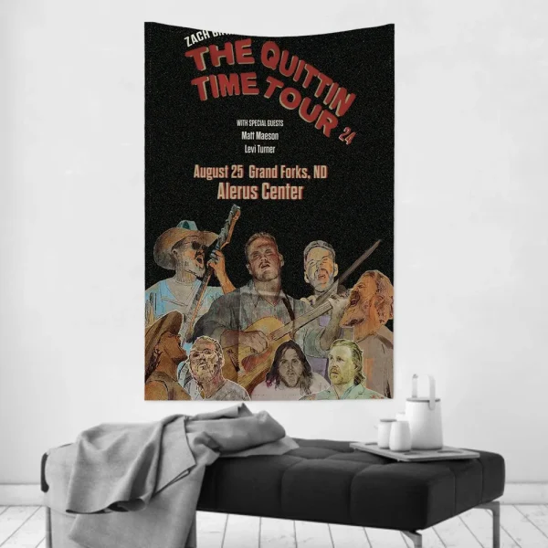 Singer Z-Zach Music Album Bryan Tapestry Room Decor Wall Cloth Party Hanging Background Room Decor Baby Room 5