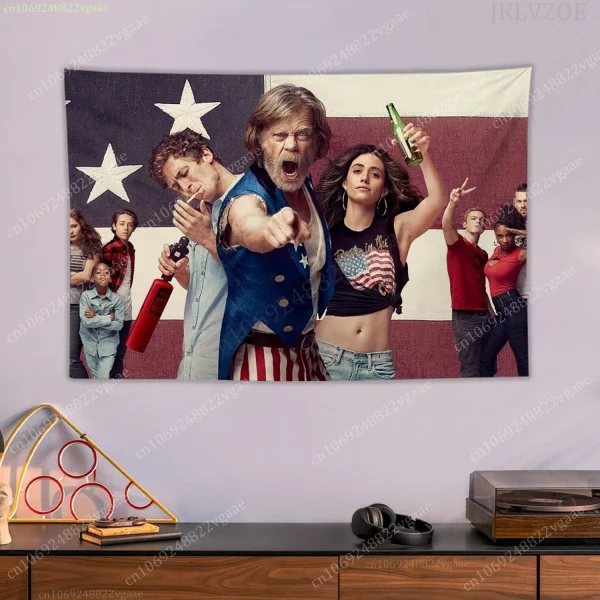 Tv Show Shameless Tapestry Poster Wall Tapestries For Bedroom Decoration Aesthetic Tapices Flag Wallpaper 2