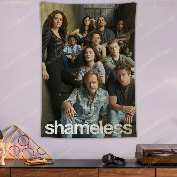 Tv Show Shameless Tapestry Poster Wall Tapestries For Bedroom Decoration Aesthetic Tapices Flag Wallpaper 4
