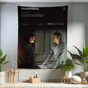 Hannibal TV Printed Large Wall Tapestry Cheap Hippie Wall Hanging Bohemian Wall Tapestries Mandala Home Decor 1