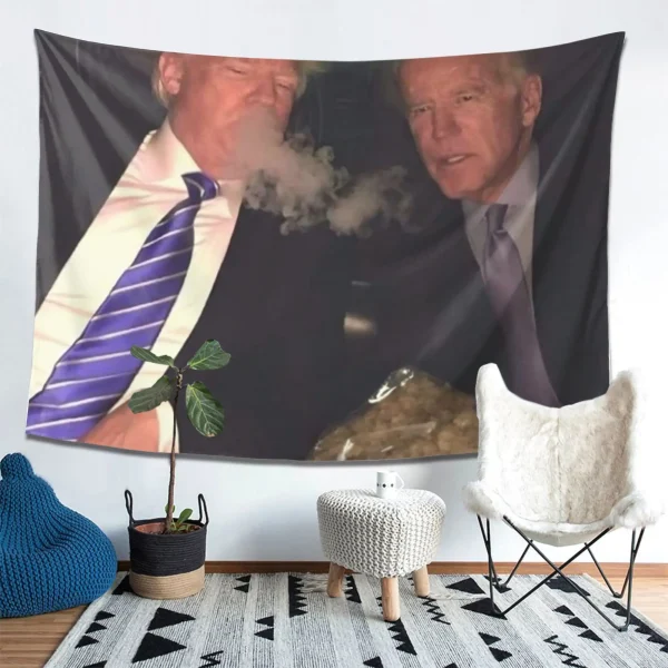 VIKAMA Fun Character Tapestry Fun Living Room Bedroom Wall Decoration Party Dormitory Game Room Soft Decora Divine Room Decora 1