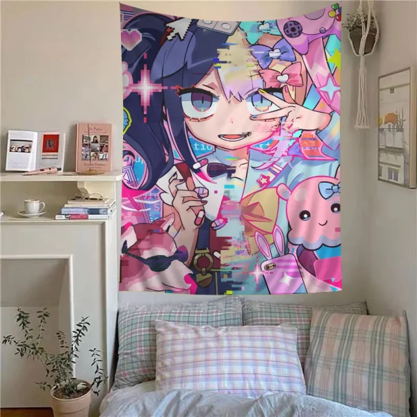 Needy Girl Overdose Game Chart Tapestry Home Decoration hippie bohemian decoration divination Wall Hanging Home Decor 6