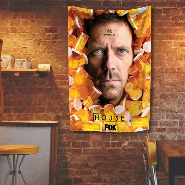 House The Doctor Tapestry Classic TV Home Decor Wall Hanging Coverings For Bedroom Dorm Living Room Background Cloth Fans Gift 3