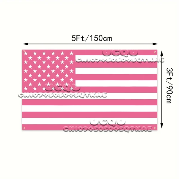 Custom American Flag Printing 5 Sizes Color Photo Pink Black 3x5 Ft Customized US Banner Tapestry With Your Image Color Tapestry 2